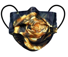 Maseczka dentystyczna Flower Series - Złota Róża