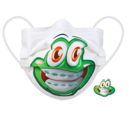 Maseczka dentystyczna I LOVE SMILE - Żabka