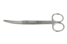 Nożyczki chirurgiczne ostro-tępe wygięte 14,5 cm D 125