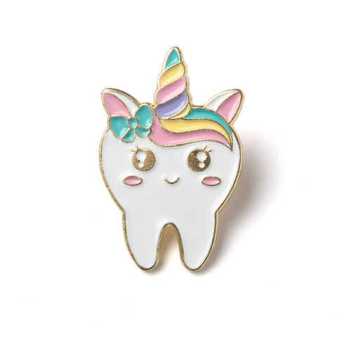 PRZYPINKA PIN ZĄBEK JEDNOROŻEC