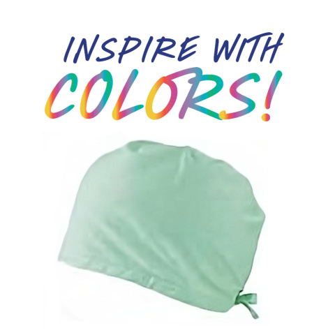Czepek medyczny dentystyczny VIVID GO COLORS Turkusowy/miętowy