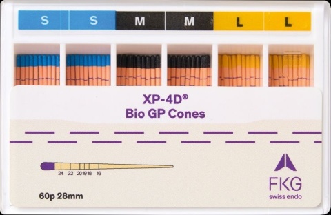 FKG TotalFill XP-4D Bio GP - ćwieki gutaperkowe