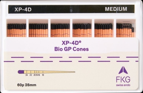 FKG TotalFill XP-4D Bio GP - ćwieki gutaperkowe