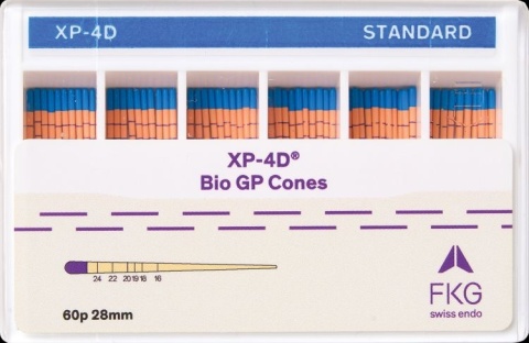FKG TotalFill XP-4D Bio GP - ćwieki gutaperkowe