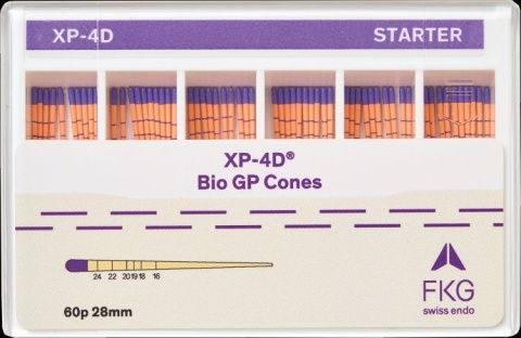 FKG TotalFill XP-4D Bio GP - ćwieki gutaperkowe