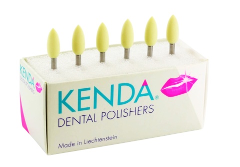 KENDA - gumka płomyk żółty 4001 - opak. 6 szt.