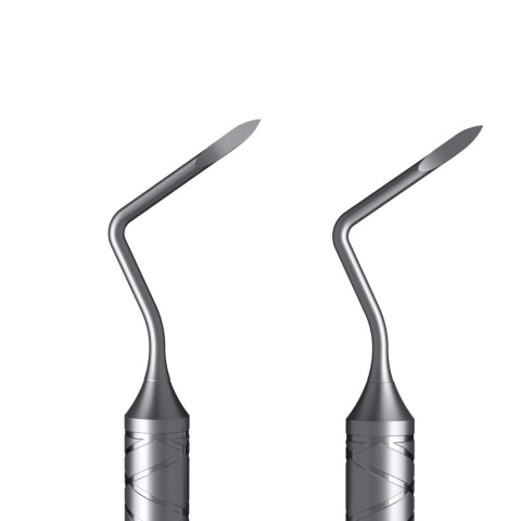 MEDDINS Dźwignia korzeniowa, zakrzywiona