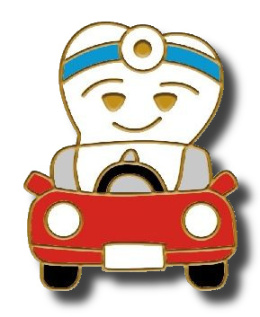 PRZYPINKA PIN ZĄBEK SAMOCHODZIK